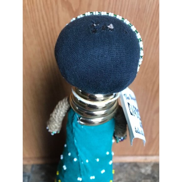 Vintage Handmade Ndebele doll Made In South Africa With Original Tag 18" - Picture 10 of 10